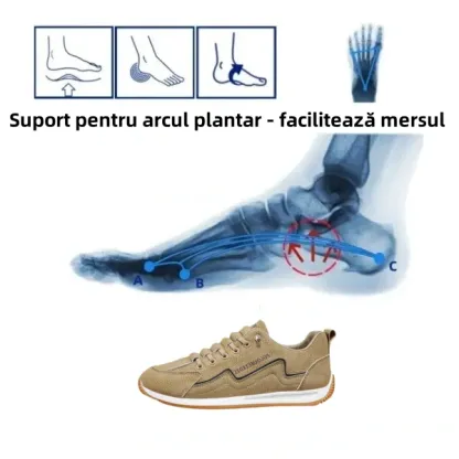 【⏰Reducere limitată de 60% - Nu ratați】Pantofi casual eleganți pentru bărbați 👞 Confortabili și călduroși, cu suport pentru arcul plantar ✅ Nu ratați (ameliorează durerile de picioare)