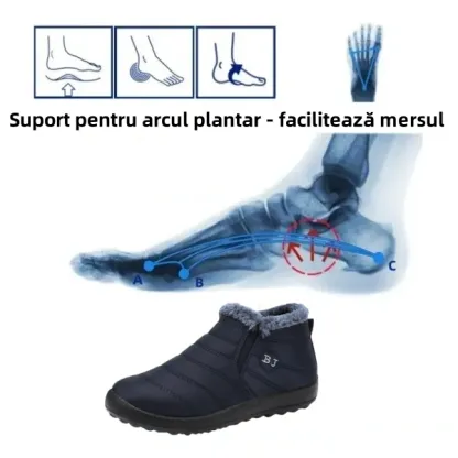 [Ofertă limitată în timp: Reducere 60%] 🔥Marcă australiană de lux🔥 Ameliorează durerile de picioare - Pantofi ortopedici ergonomici de iarnă🦶 - Impermeabili și antiderapanți - Unisex✅