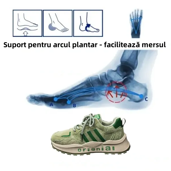 【🎉Azi 60% reducere - ofertă pe timp limitat】🔥 Pantofi ortopedici ergonomici pentru bărbați, cusuți manual ✅ Mers confortabil, ameliorarea durerii 👞