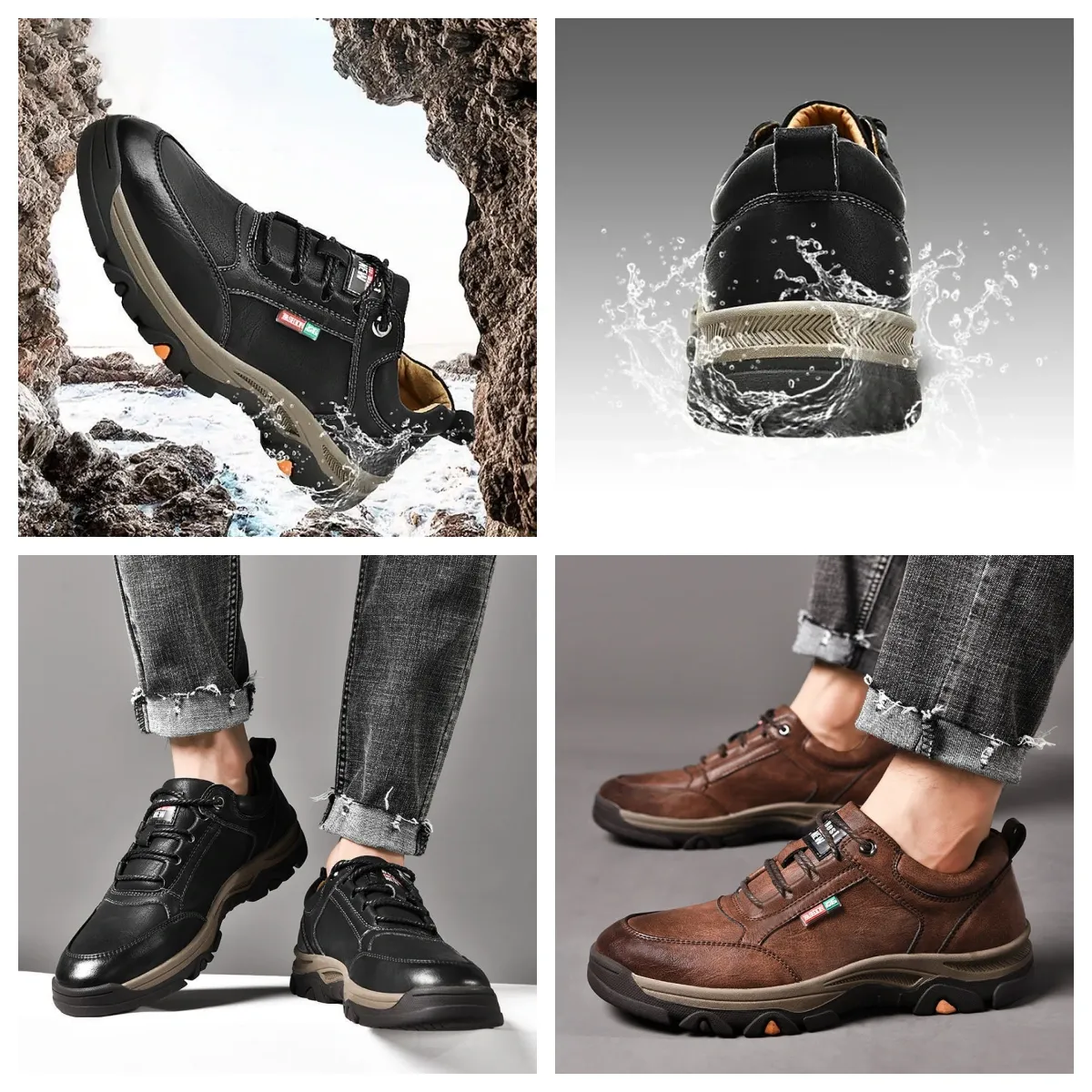 【⏰50% reducere astăzi - nu-l ratați】 Pantofi ortopedici cu design ergonomic - piele de înaltă calitate + cusături manual 👞