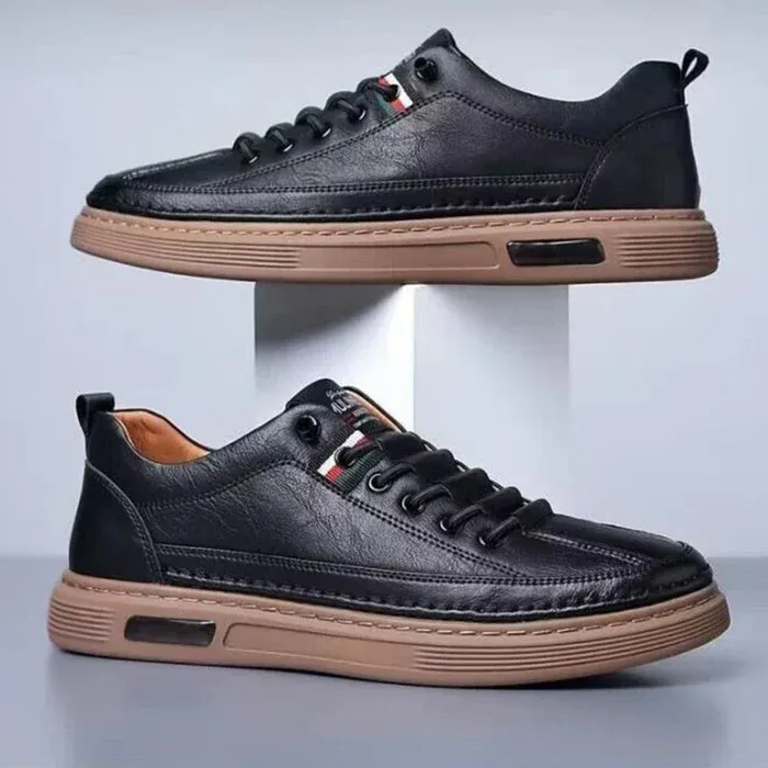 【🎉Ofertă limitată】 - Pantofi ortopedici din piele australiană autentică 👞 - Indispensabili pentru bărbați ✅ Suport pentru arcul plantar - Confortabili pentru mersul pe tot parcursul zilei ✅