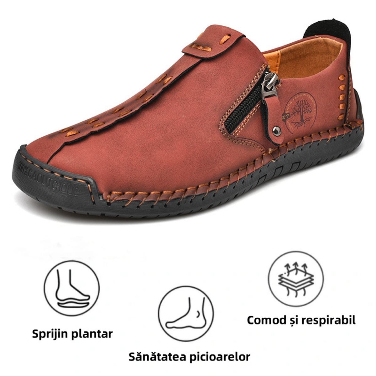 [🔥Reducere limitată de 60% - ofertă - nu o ratați] Pantofi ortopedici cu design ergonomic - structură de susținere a arcului plantar 👞Ameliorează cu ușurință durerea de picior✅