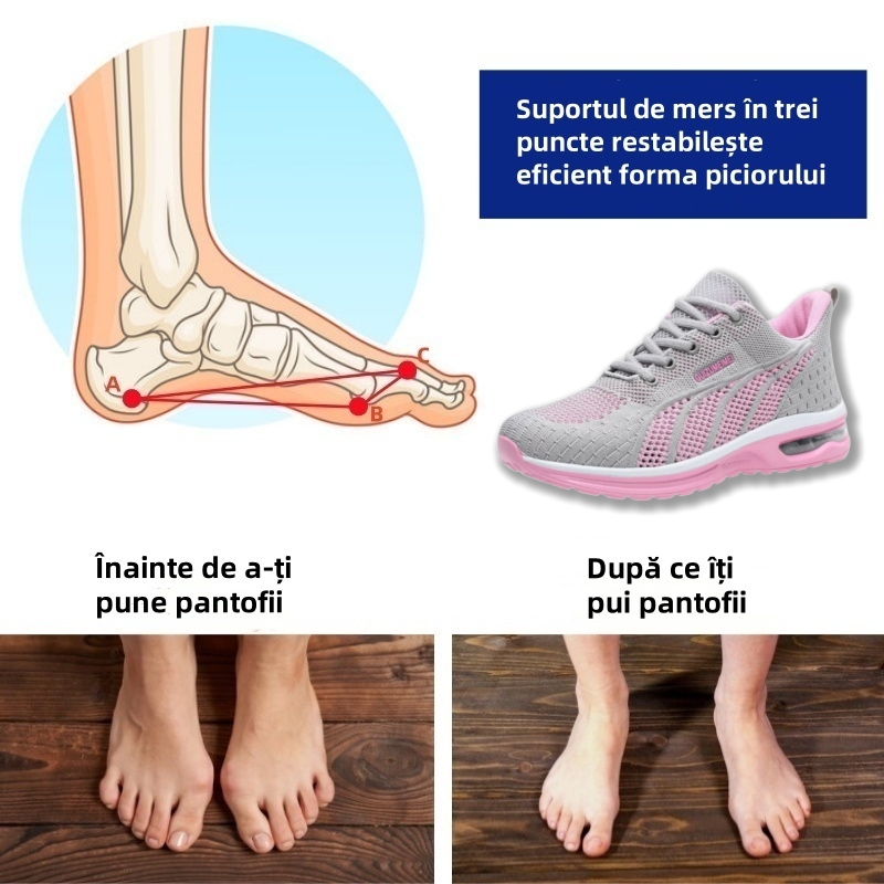 🔥70% reducere astăzi - Nu ratați! ⏰ Pantofi ortopedici cu design ergonomic - design cu suport pentru arcul plantar 👞 Ameliorează cu ușurință durerea de picior