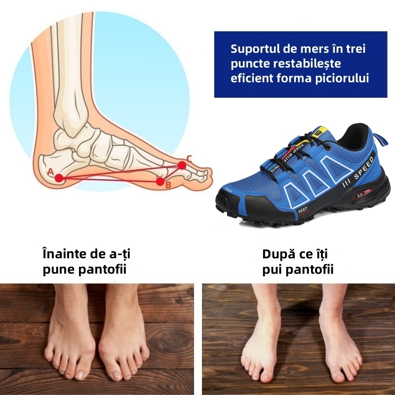 🎉Ultima zi! Reducere de 70%! Nu rata această oportunitate rară! ✅Încălțămintea ortopedică cu design ergonomic ameliorează eficient durerile de spate, articulații și picioare - potrivită atât pentru bărbați, cât și pentru femei.