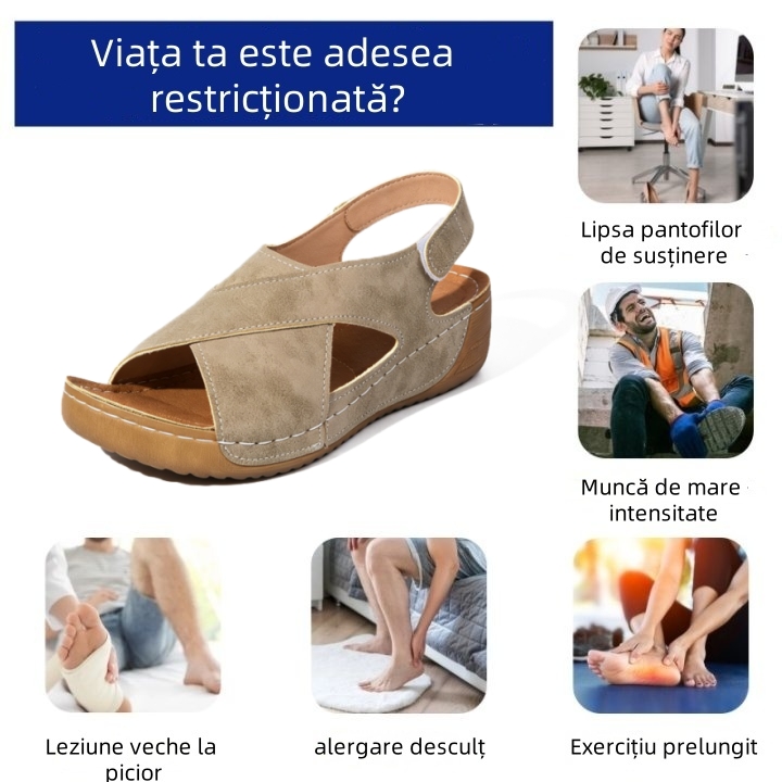 🔥70% reducere astăzi - Nu ratați! ⏰ Pantofi ortopedici cu design ergonomic - design cu suport pentru arcul plantar 👞 Ameliorează cu ușurință durerea de picior