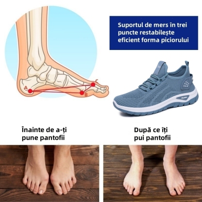 🔥70% reducere astăzi - Nu ratați! ⏰ Pantofi ortopedici cu design ergonomic - design cu suport pentru arcul plantar 👞 Ameliorează cu ușurință durerea de picior
