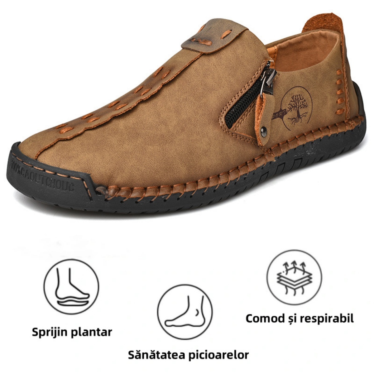 [🔥Reducere limitată de 60% - ofertă - nu o ratați] Pantofi ortopedici cu design ergonomic - structură de susținere a arcului plantar 👞Ameliorează cu ușurință durerea de picior✅