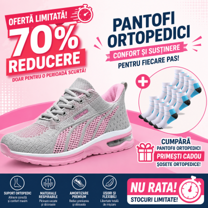 🔥70% reducere astăzi - Nu ratați! ⏰ Pantofi ortopedici cu design ergonomic - design cu suport pentru arcul plantar 👞 Ameliorează cu ușurință durerea de picior