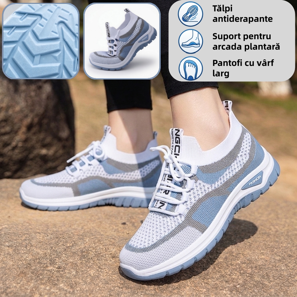 🔥70% reducere astăzi - Nu ratați! ⏰ Pantofi ortopedici cu design ergonomic - design cu suport pentru arcul plantar 👞 Ameliorează cu ușurință durerea de picior