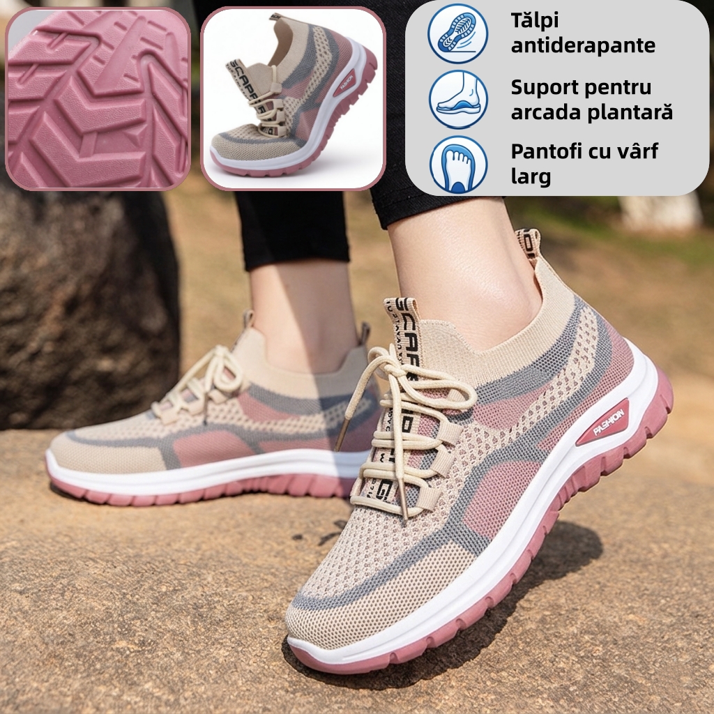 🔥70% reducere astăzi - Nu ratați! ⏰ Pantofi ortopedici cu design ergonomic - design cu suport pentru arcul plantar 👞 Ameliorează cu ușurință durerea de picior