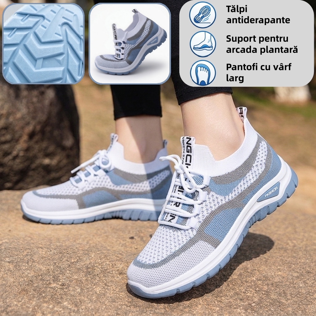 🔥70% reducere astăzi - Nu ratați! ⏰ Pantofi ortopedici cu design ergonomic - design cu suport pentru arcul plantar 👞 Ameliorează cu ușurință durerea de picior