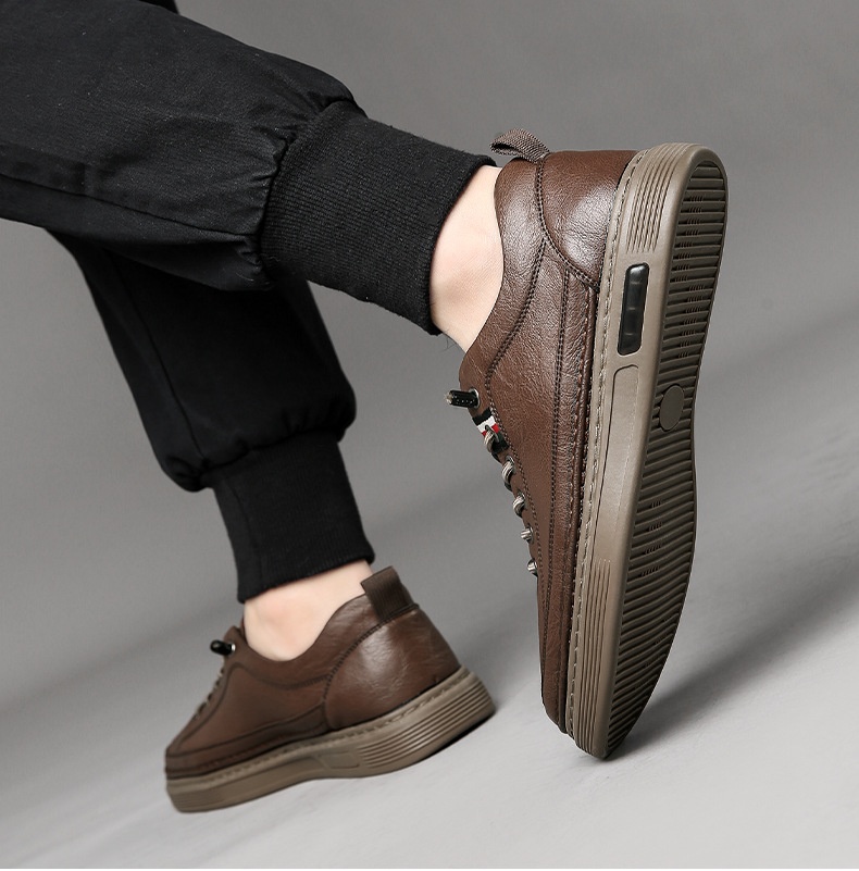 【🎉Ofertă limitată】 - Pantofi ortopedici din piele australiană autentică 👞 - Indispensabili pentru bărbați ✅ Suport pentru arcul plantar - Confortabili pentru mersul pe tot parcursul zilei ✅