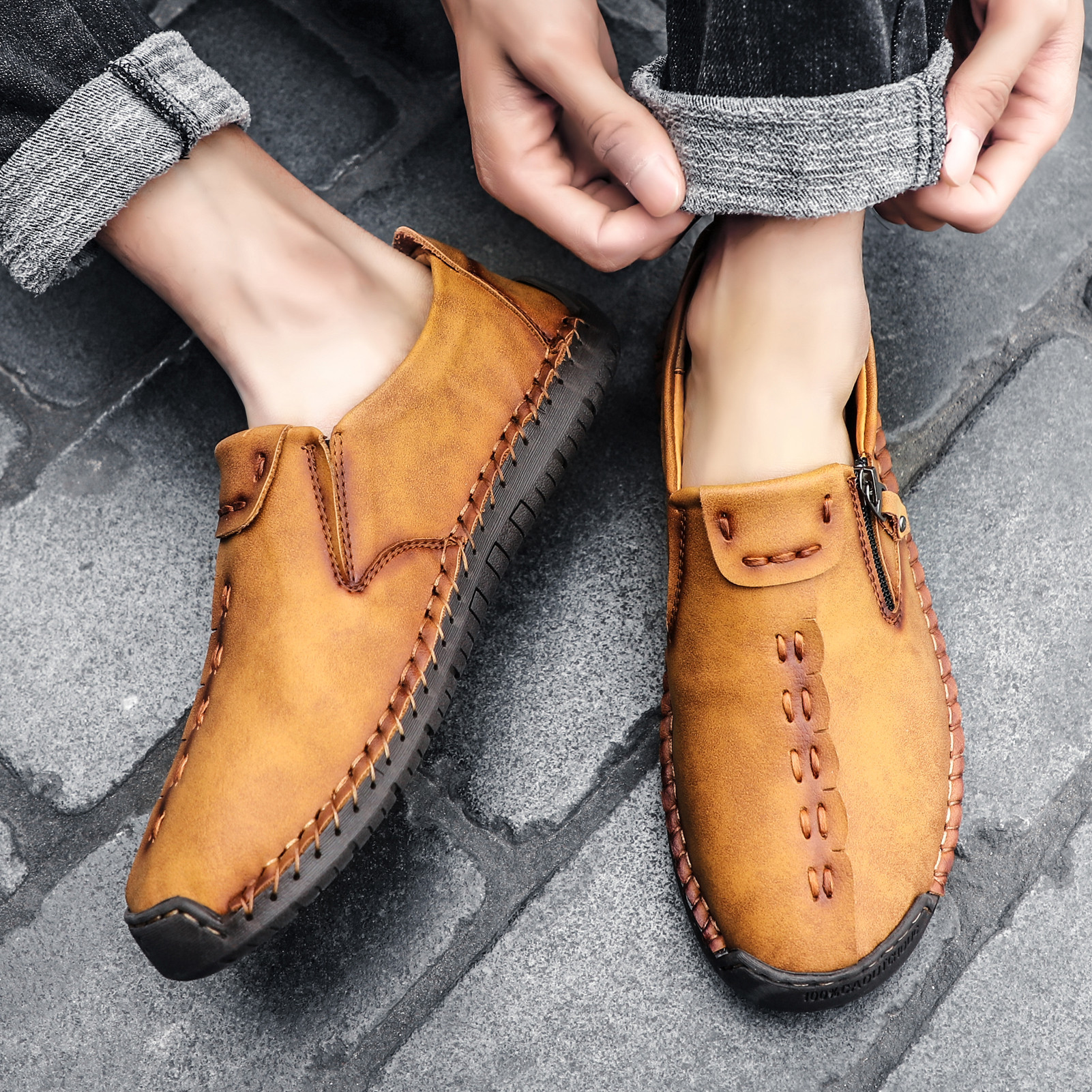 [🔥 Promoție de primăvară - Reducere limitată de 60% - Ofertă - Nu o ratați] Pantofi ortopedici cu design ergonomic - structură de susținere a arcului plantar 👞 Ameliorează cu ușurință durerea de picior✅