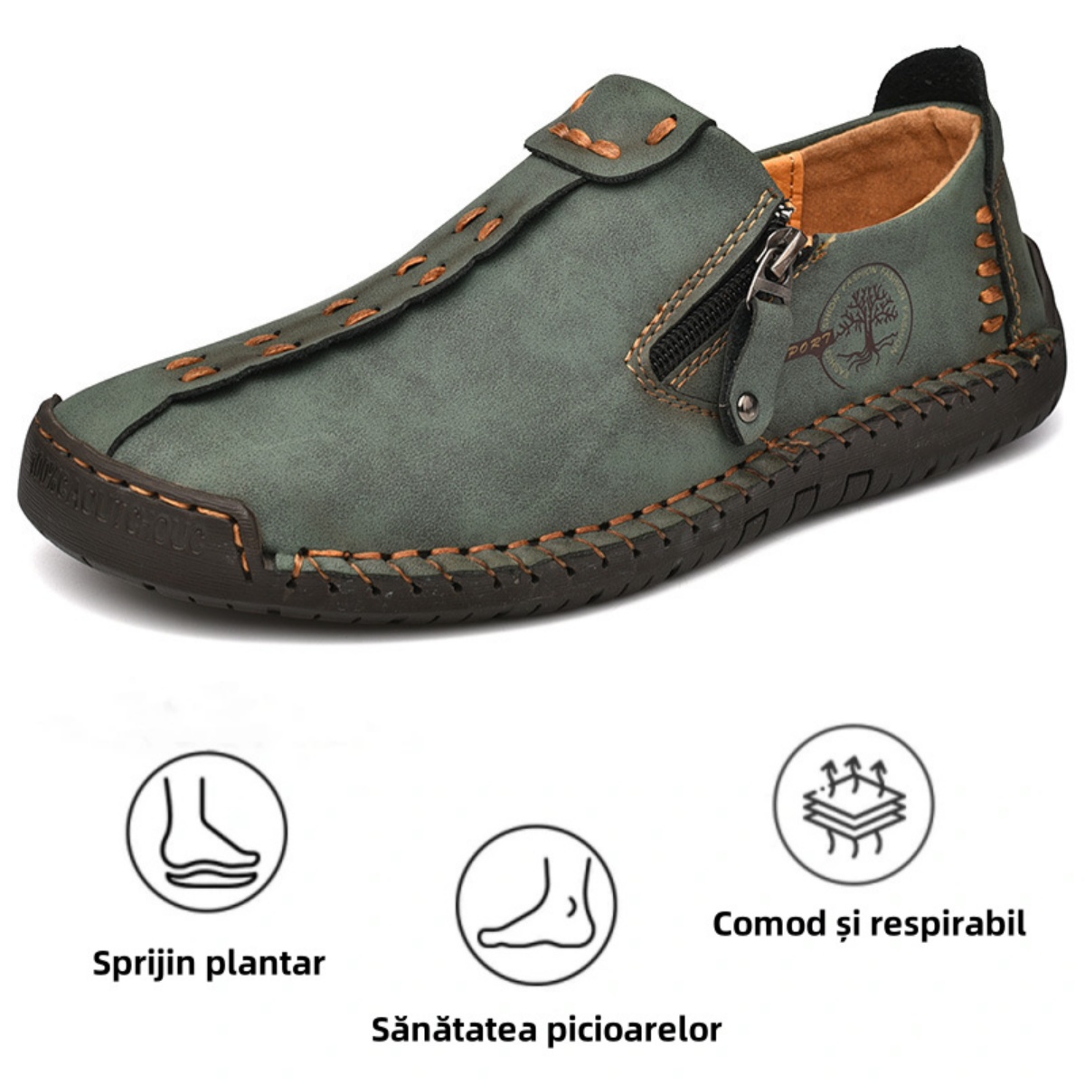 [🔥Reducere limitată de 60% - ofertă - nu o ratați] Pantofi ortopedici cu design ergonomic - structură de susținere a arcului plantar 👞Ameliorează cu ușurință durerea de picior✅