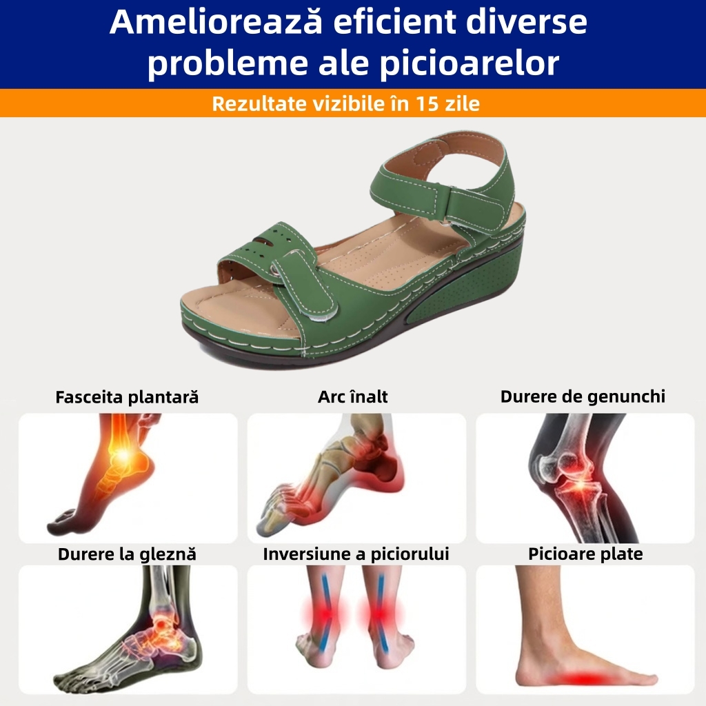 🔥70% reducere astăzi - Nu ratați! ⏰ Pantofi ortopedici cu design ergonomic - design cu suport pentru arcul plantar 👞 Ameliorează cu ușurință durerea de picior