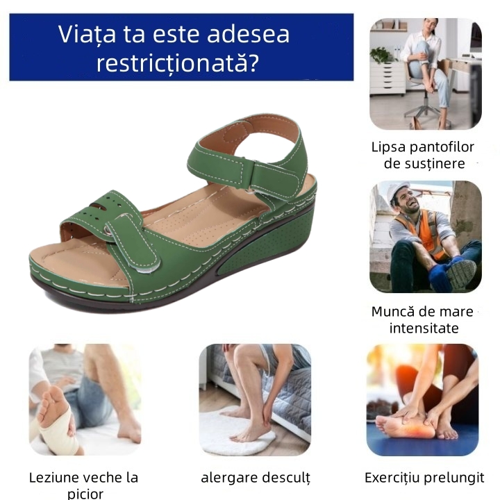 🔥70% reducere astăzi - Nu ratați! ⏰ Pantofi ortopedici cu design ergonomic - design cu suport pentru arcul plantar 👞 Ameliorează cu ușurință durerea de picior