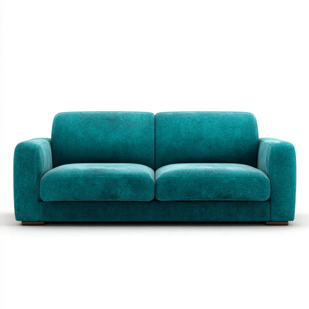 Sofá de tela 180x90x85 cm - Azul Turquesa - Diseño Moderno