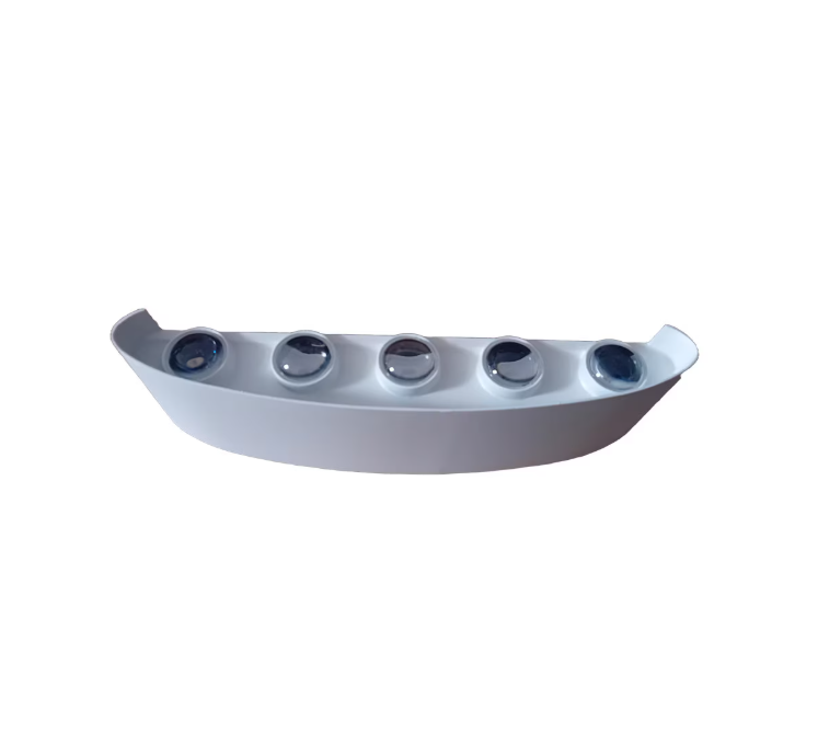 Aplica LED de perete, NEXTLY, 10 Leduri, lumina sus si jos, iluminat exterior si interior, 10W, 3000K, lumina calda, IP65, aluminiu, alb