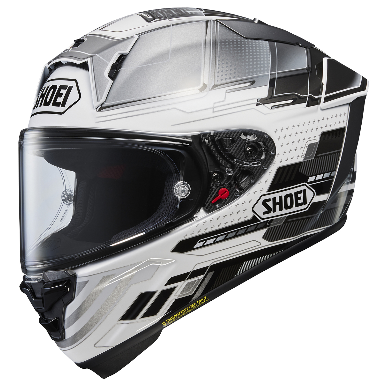 Motocyklová helma Shoei X-Fifteen Proxy s integrálním profilem