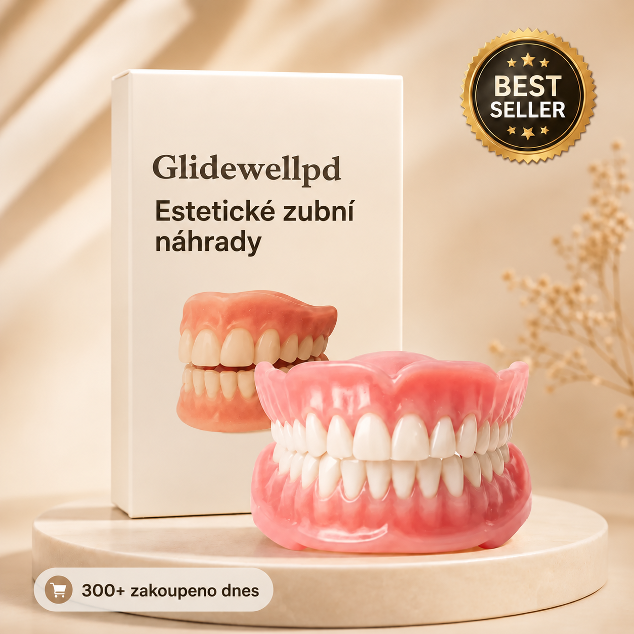 PRÉMIOVÉ KRYTÍ PRO ÚPLNÉ ZUBNÍ NÁHRADY