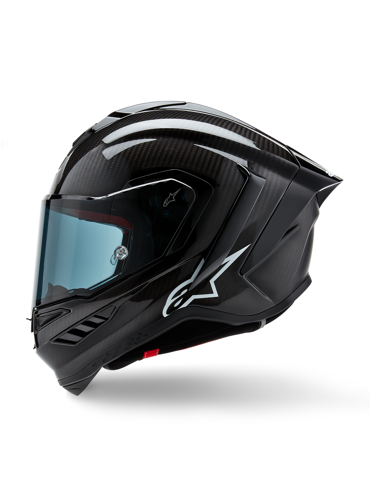 Přilba Alpinestars Supertech R10 Solid, karbonová skořepina, certifikace CE, pokročilé odvětrávání a padnutí