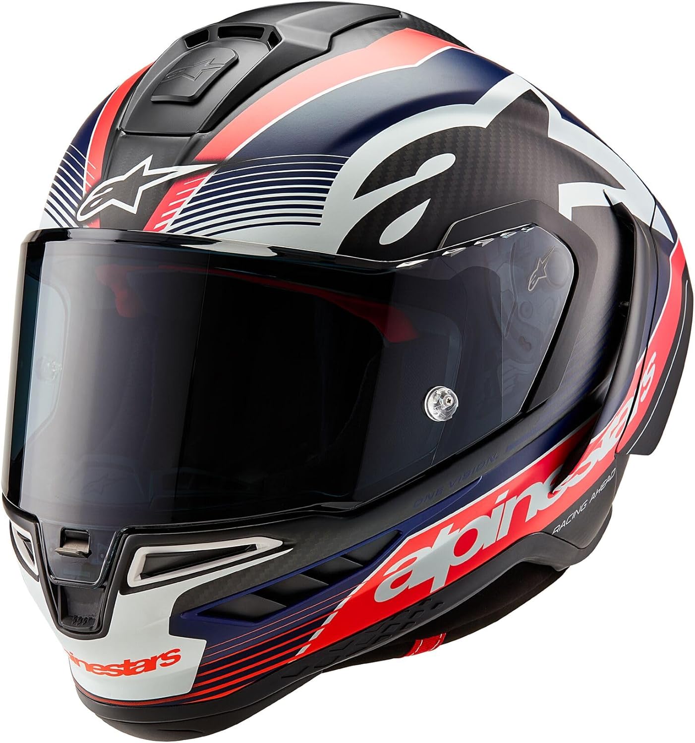 Přilba Alpinestars Supertech R10 Solid, karbonová skořepina, certifikace CE, pokročilé odvětrávání a padnutí