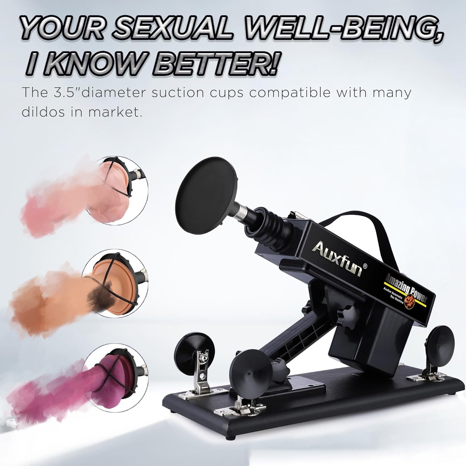 unisex 🔥soukromý relaxační přístroj, diskrétní domácí pomocník s 3XLR konektorem, intimní wellness zařízení s realistickým dildem, sexuální hračky pro milovníky sexu, 7 nástavců s přísavkou, hračky pro dospělé pro ženy