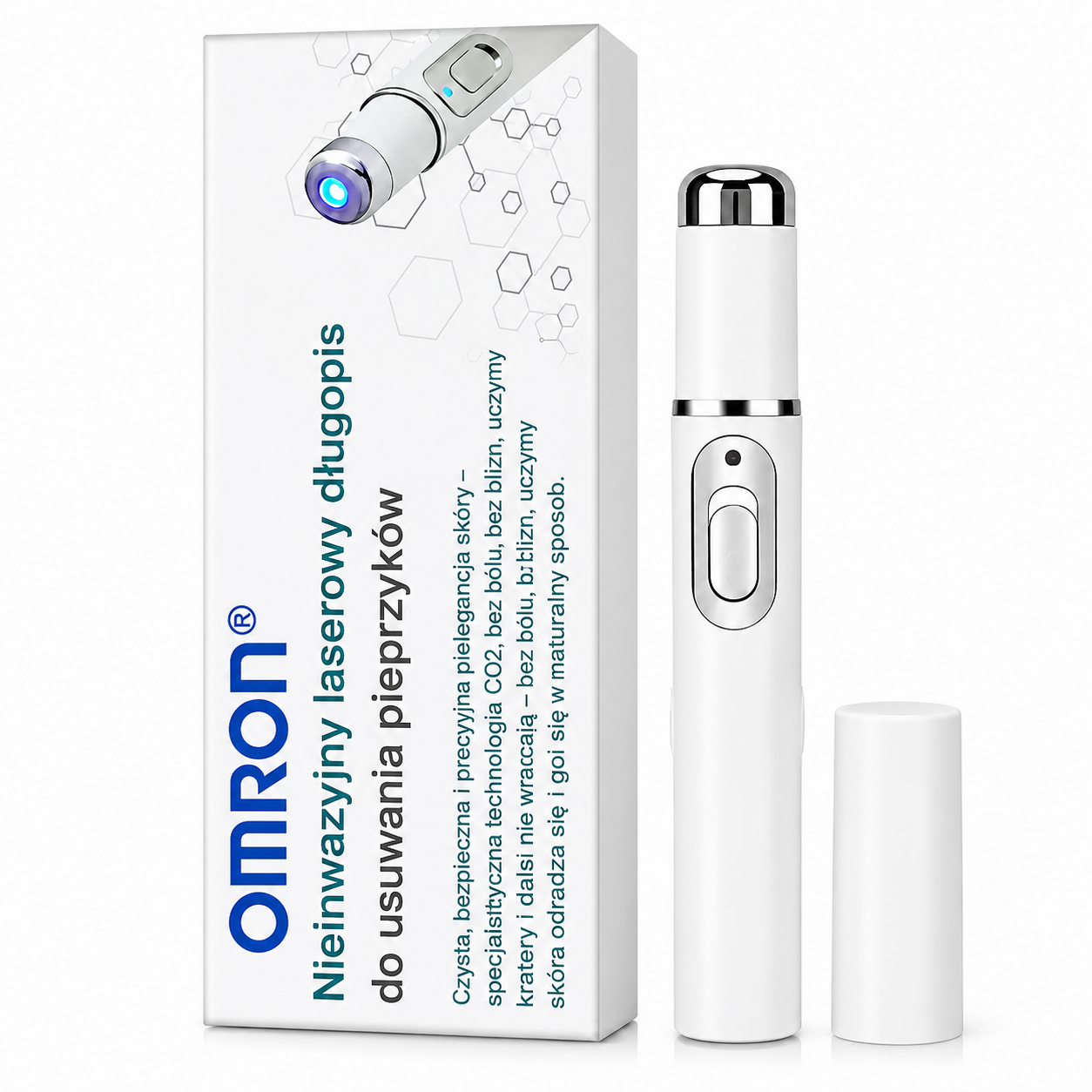 Omron® neinvazivní laserové pero na odstranění znamének a bradavic