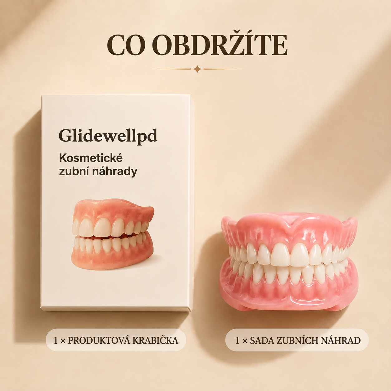 PRÉMIOVÉ KRYTÍ PRO ÚPLNÉ ZUBNÍ NÁHRADY