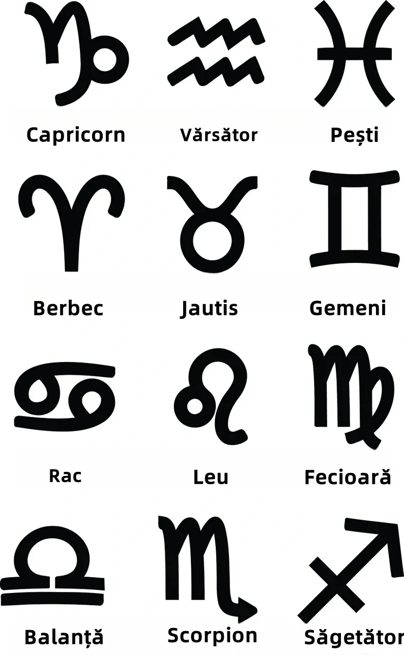 🌟🌈 Colier zodiac exclusiv din aur de 18k cu piatră unică de naștere✨🎁 (unisex)