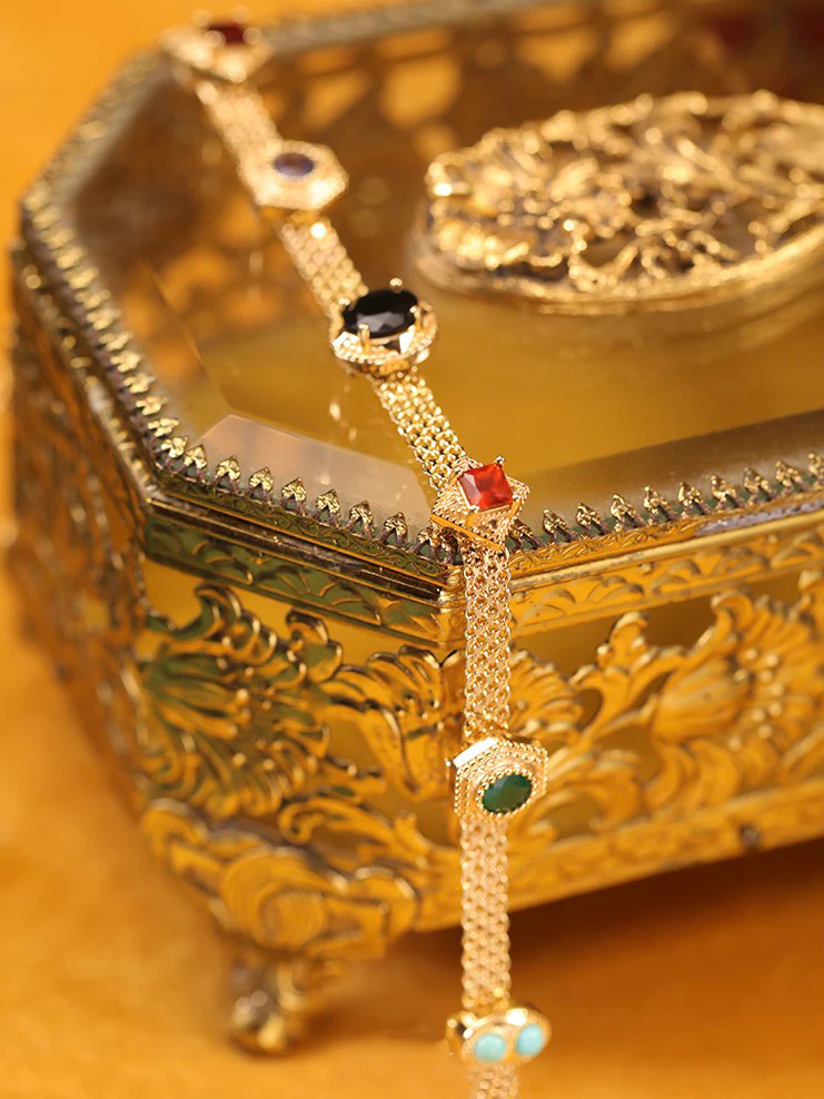 Set colier Tilda | Placat cu aur de 24k