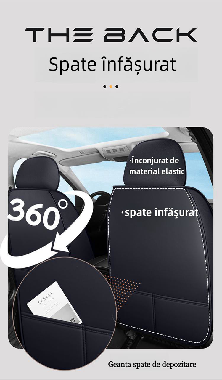 Zeta Custom se potrivește tuturor scaunelor auto Huse pentru scaune din piele Nappa