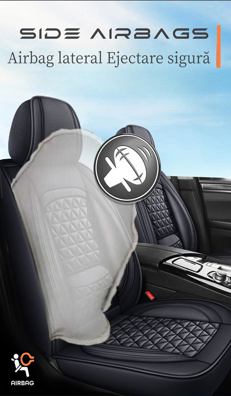 Zeta Custom se potrivește tuturor scaunelor auto Huse pentru scaune din piele Nappa