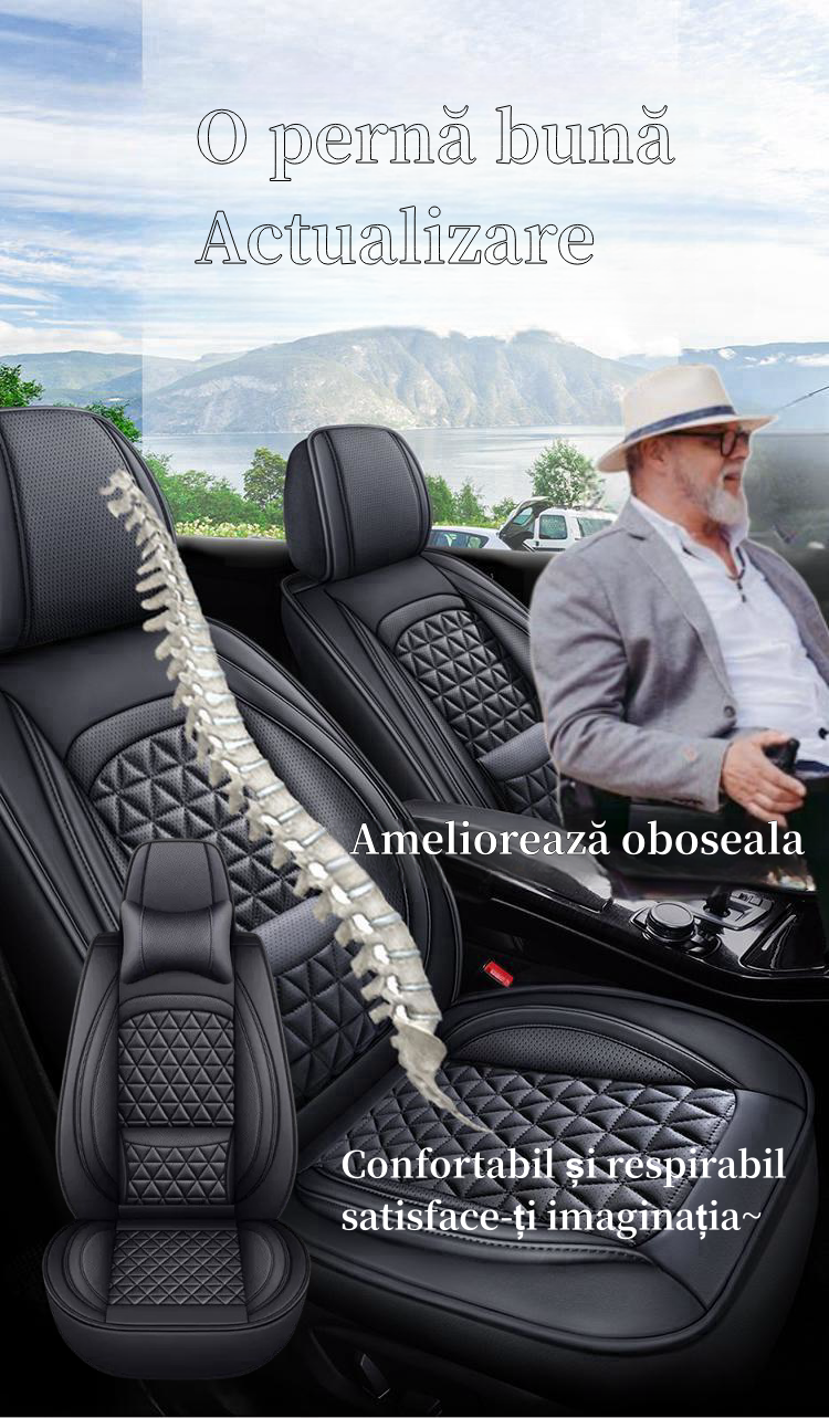 Zeta Custom se potrivește tuturor scaunelor auto Huse pentru scaune din piele Nappa