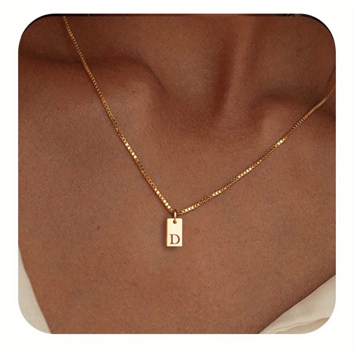 🎁 50% sleva na všechny produkty !🌟Náhrdelník s anglickými iniciálami Náhrdelník ze 14K zlata💫