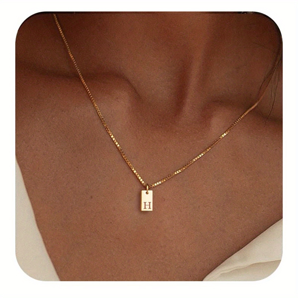 🎁 50% sleva na všechny produkty !🌟Náhrdelník s anglickými iniciálami Náhrdelník ze 14K zlata💫