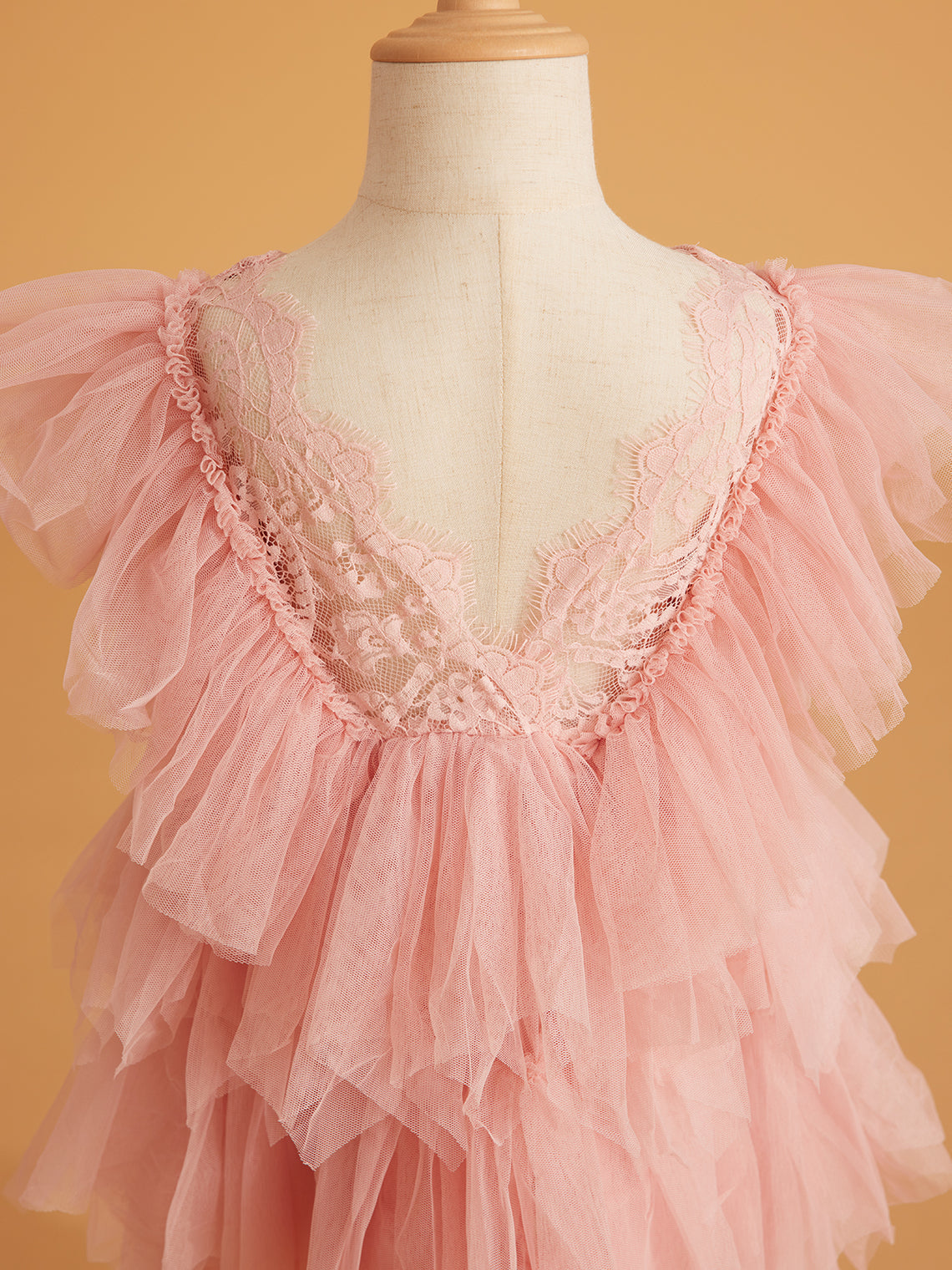 Lace Tulle Short/Mini Dress