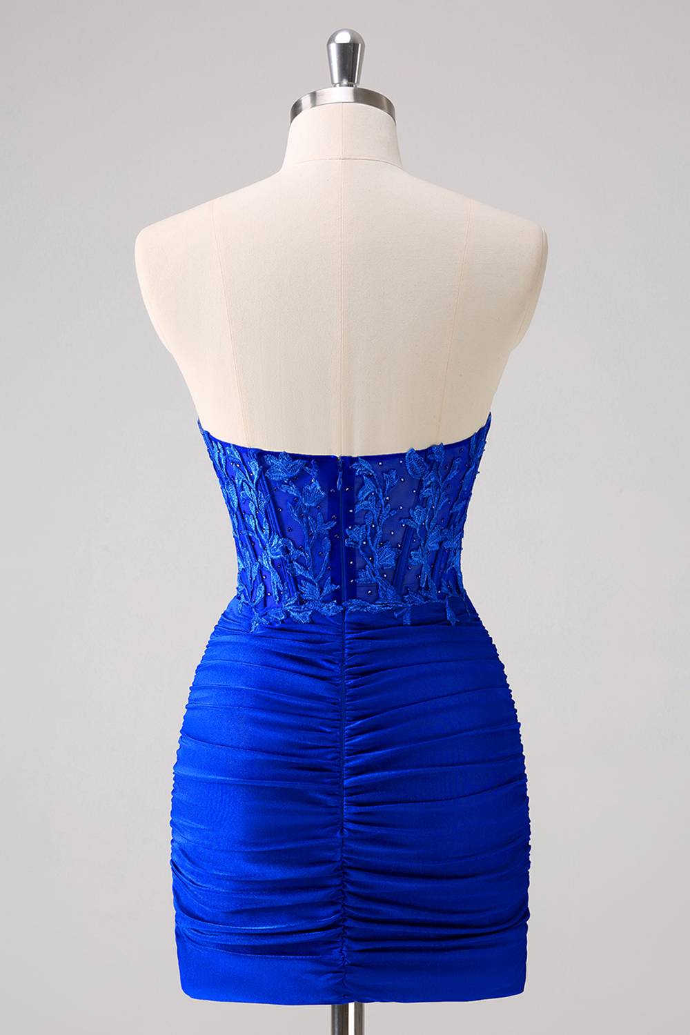 Red Sweetheart Bodycon Corset Homecoming Dress with Beading