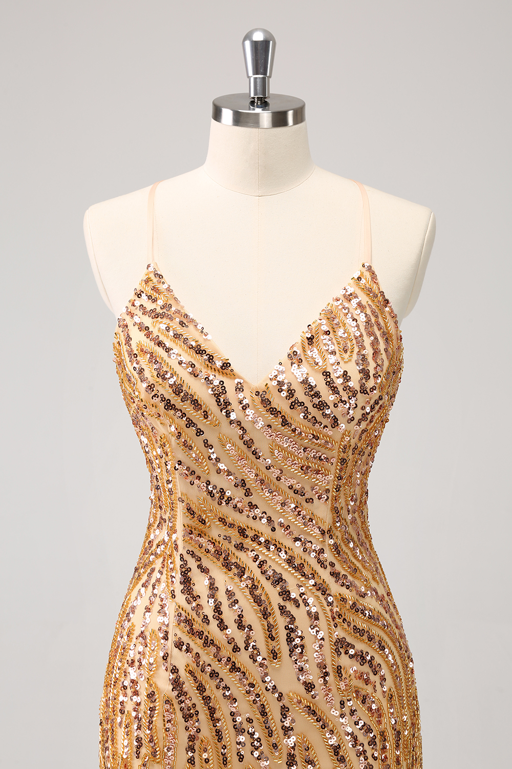 Sparkly Hot Pink Spaghetti Straps Sequins  Bodycon Short Homecoming Dress with Fringe