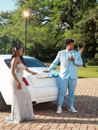 Silver Ice Blue Strapless Sweetheart Crystal Beaded Corset Mermaid Prom Dress