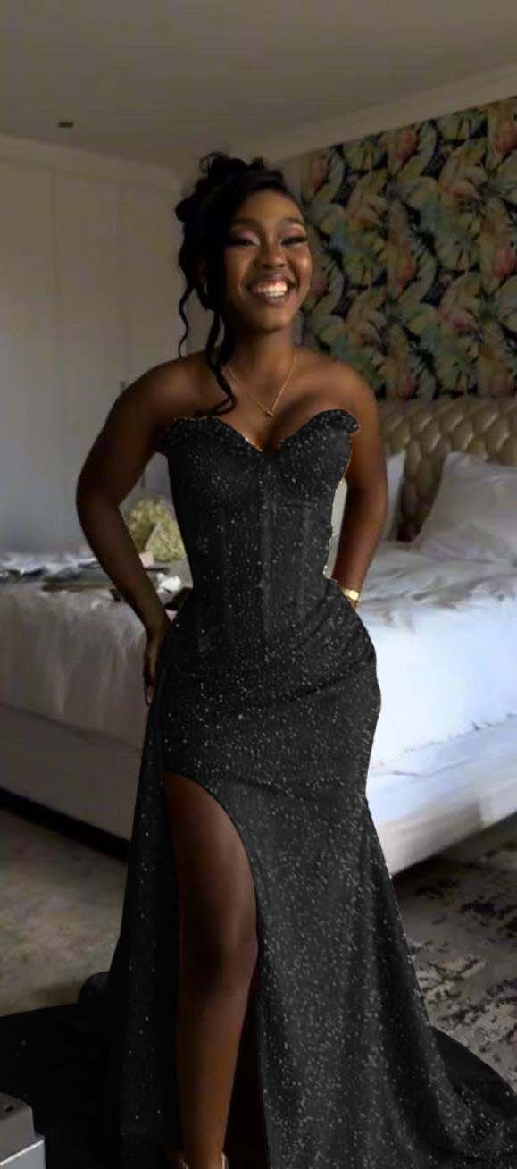 Sweetheart Sleeveless Long Mermaid Prom Dress With Split Sequin-LLELLA