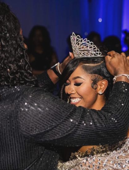 Silver Queen Crystal Beaded Off-Shoulder Mermaid Prom Dress