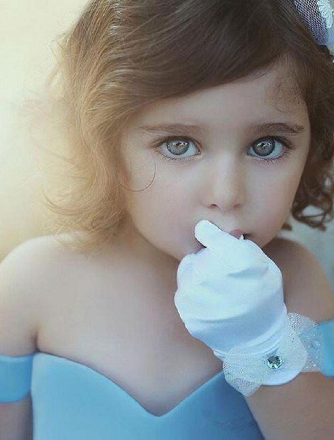 A-Line/Princess Off-the-Shoulder Satin Little Girl Dresses with Bowknot Blush