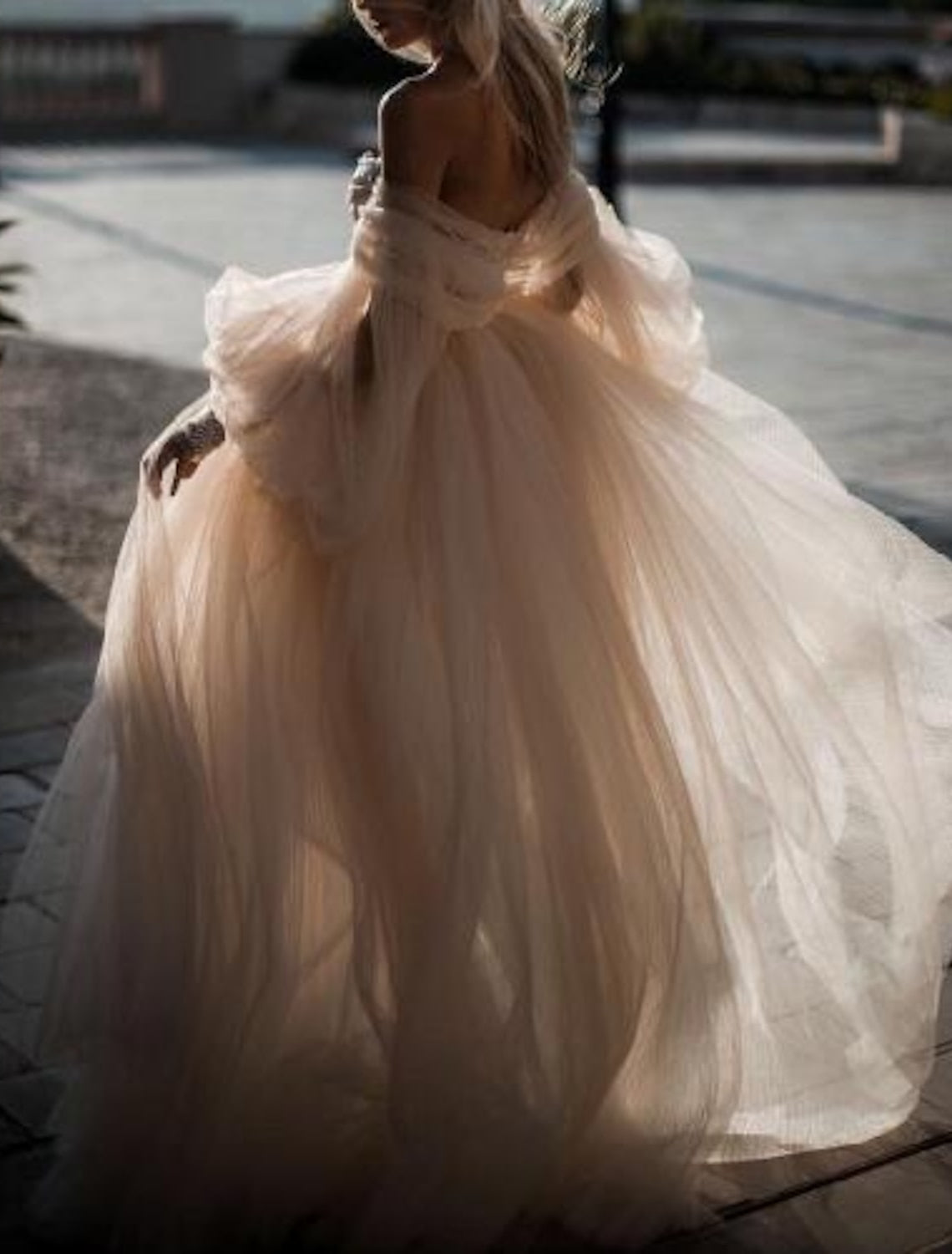 A-Line/Princess Off-the-Shoulder Floor-length Lace Wedding Dress White