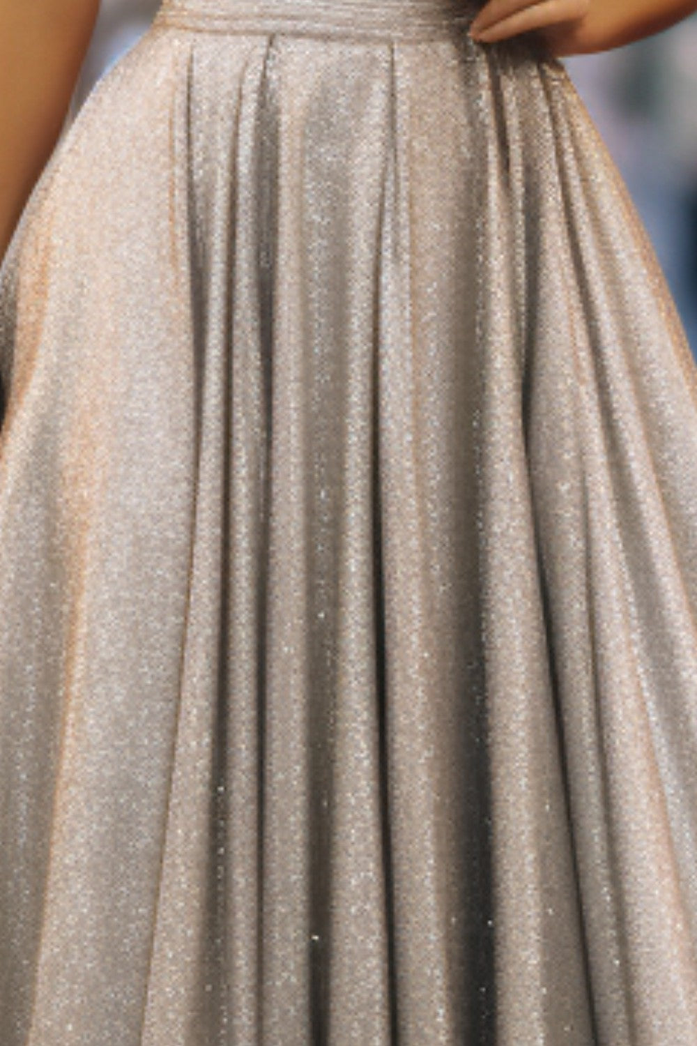 Shiny Long Halter Prom Dress-LLELLA
