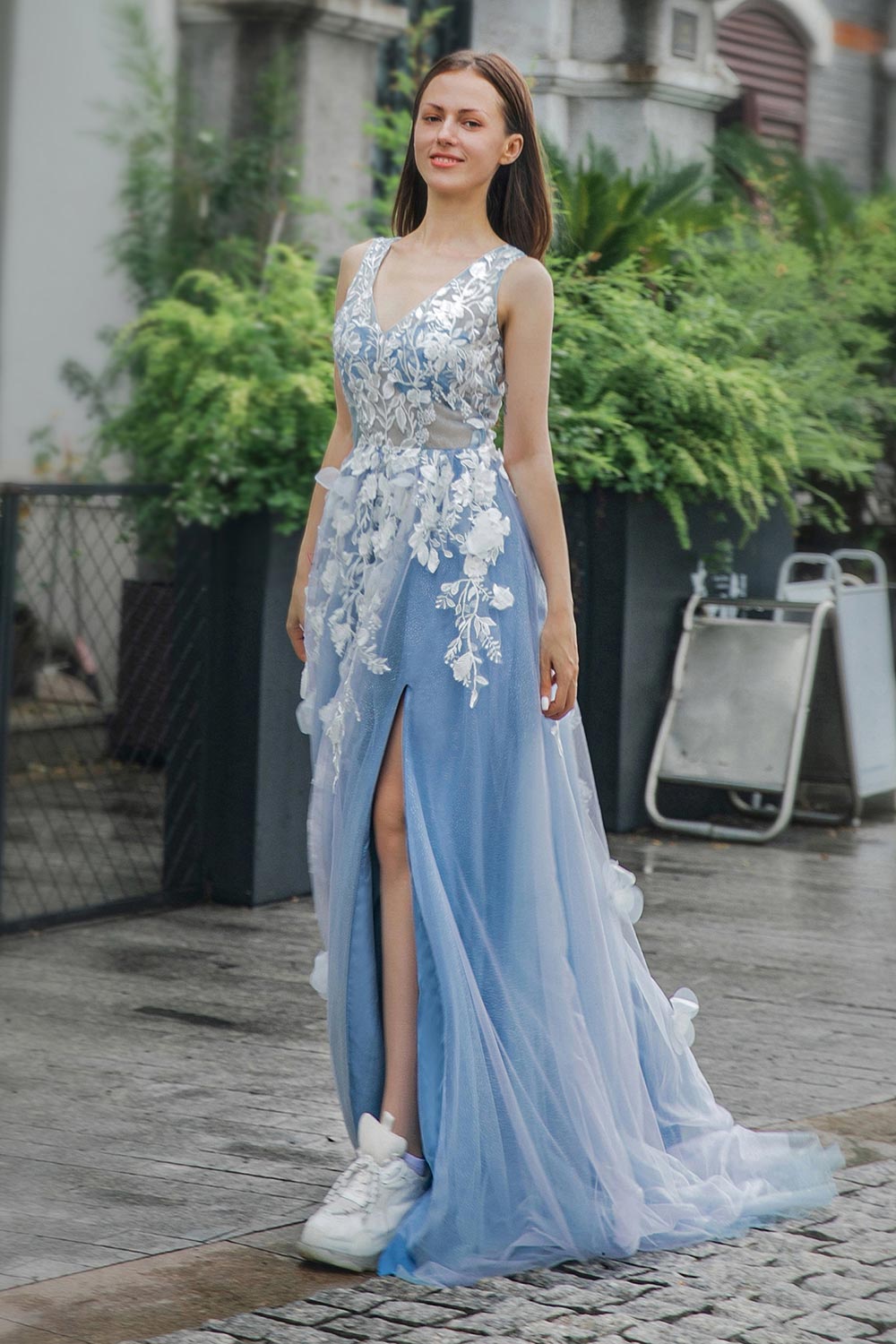open lace back dress A-line Spaghetti Straps Black Prom Dresses With Lace Modest Evening Gowns  SED335 main image 0