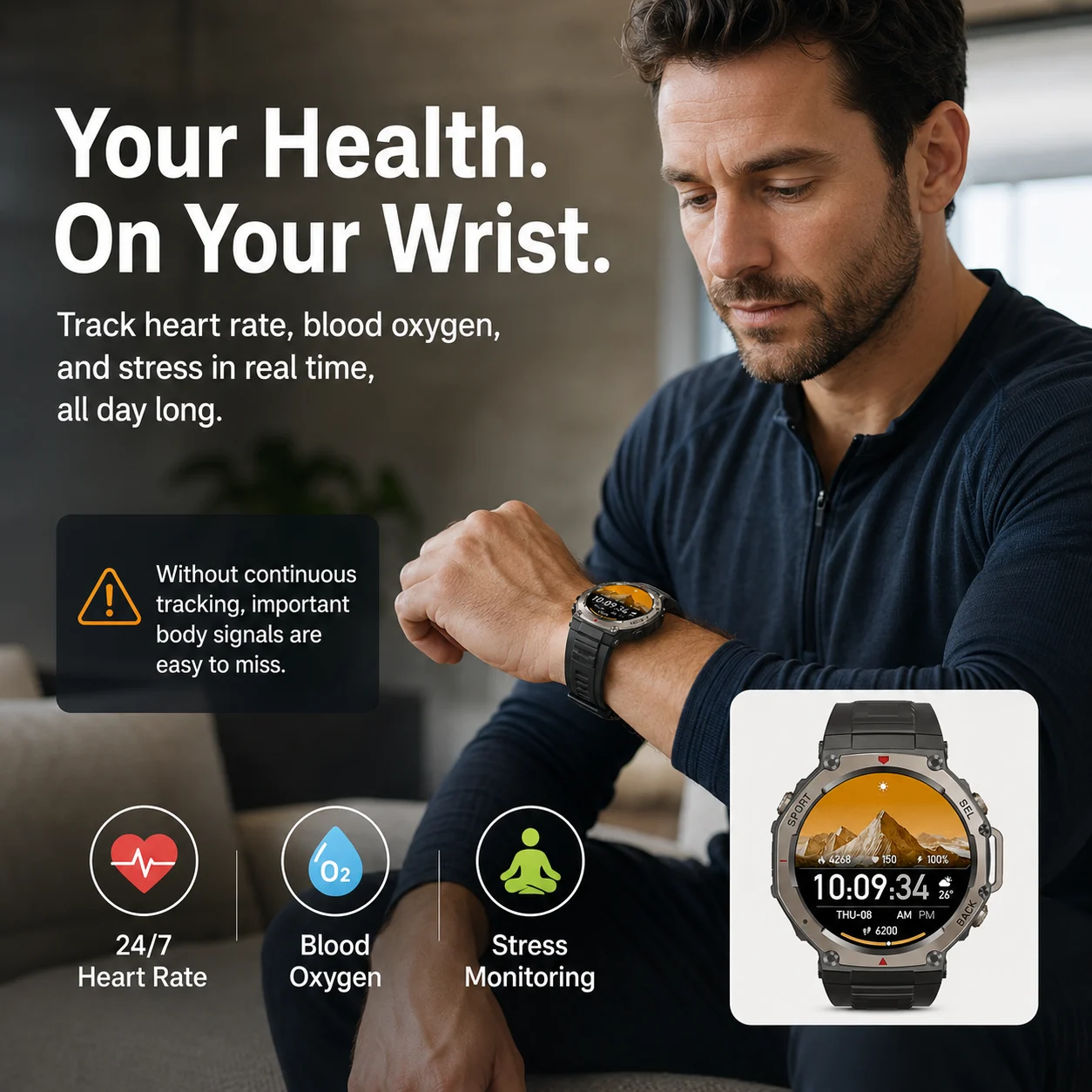 Lumivo GPS Sports Smartwatch