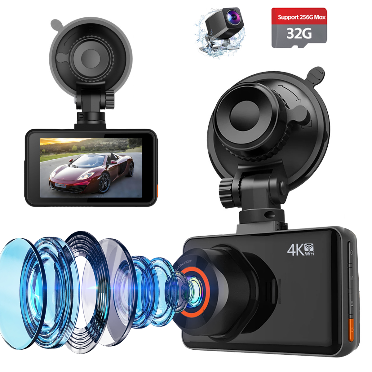 Lumivo 4K Dash Cam