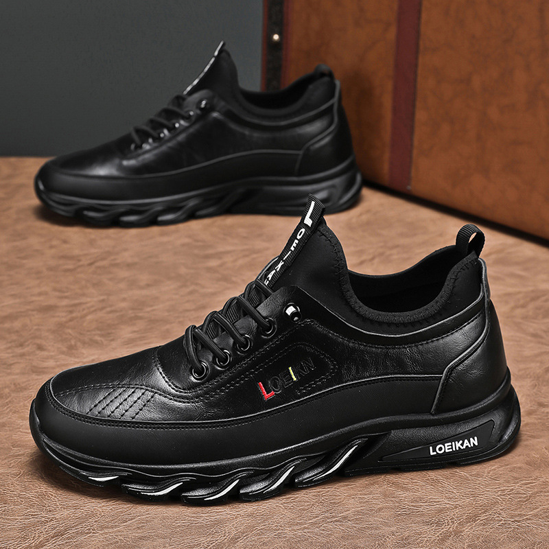 ⏰Limited Time Sale 70% OFF-Men's Casual Fashion Orthopedic Hiking Shoes – Anti-Puncture, Anti-Collision, Non-Slip Arch Support  Leather Outdoor Sports Shoes for All-Terrain Performance