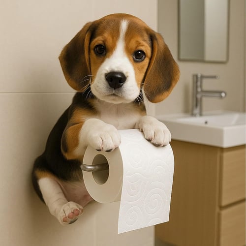 🔥LAST DAY SALE 49% OFF 🐶Dog Paper Holder